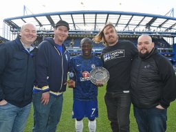 Dublin &amp; NYC Supporters with N&#039;Golo Kante