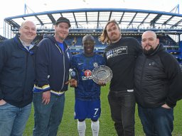 Dublin &amp; NYC Supporters with N&#039;Golo Kante